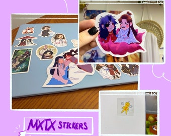 MXTX Stickers//Clear Stickers//Grandmaster of Demonic Cultuvation (MDZS)//Heaven Official’s Blessing (TGCF)