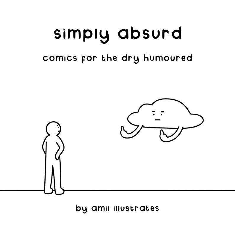 Simply Absurd Funny 'simply Absurd' Comic Strip Book, Hilarious Cartoon Jokes, Unique ...