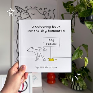 Dog Funny Adult Colouring Book for the Dry Humoured | Puppy Cartoon Illustrations, Bold Easy to Colour,  31 Rude, Sweary Hilarious Drawings