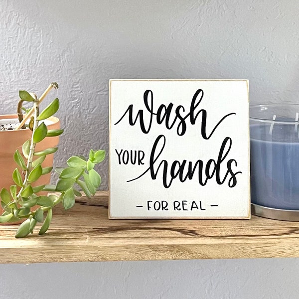 Funny Hand Wash Sign - Etsy