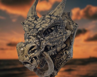 Custom Made Dragon Door Knocker Any Colours 3D Printed PLA home Gothic Decor