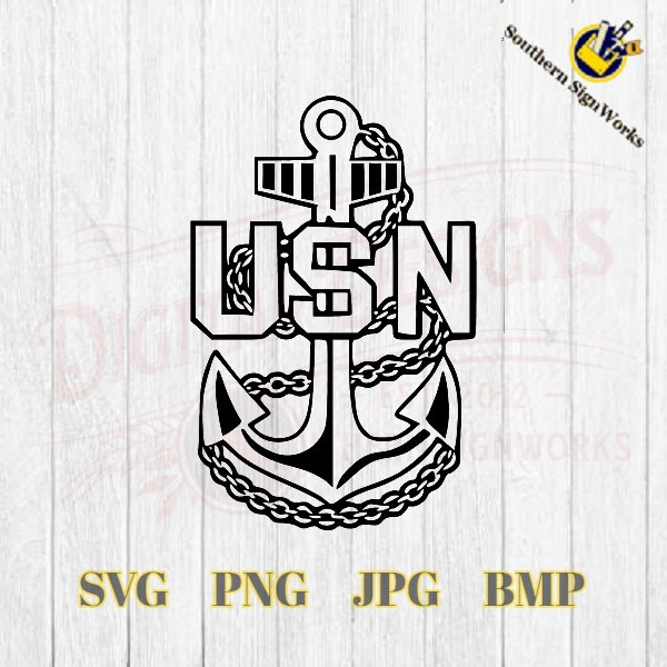 U S Navy Anchor SVG Files for Cnc Router and Laser Engraving - Etsy