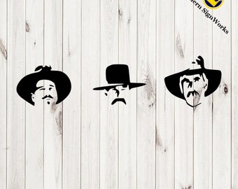 Western - Old West - Doc Holiday - Wyatt Earp - SVG