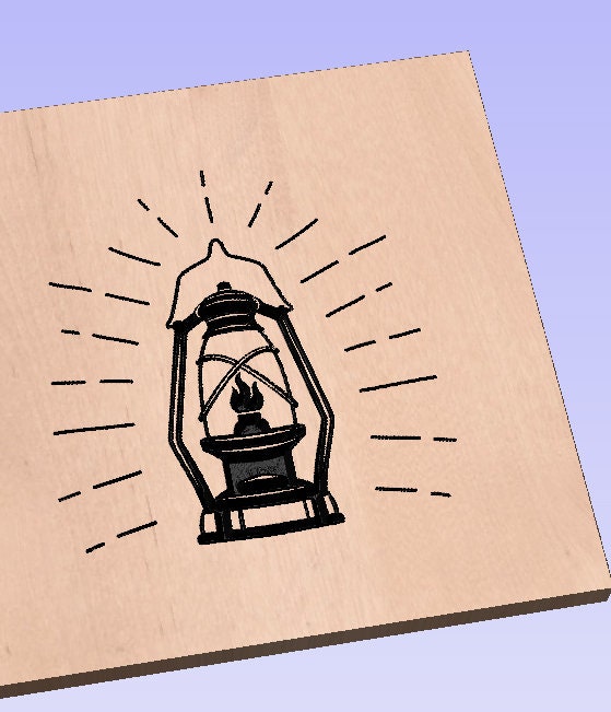 Camping Lantern SVG Files for Laser Engraving Vinyl Cutters Etsy