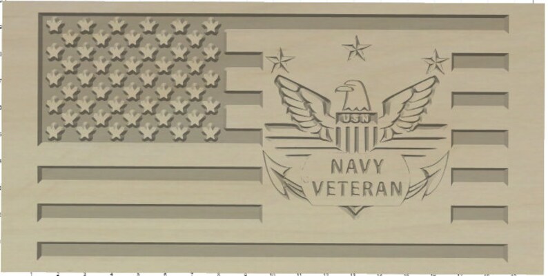 Download U S Flag with Navy Veteran SVG and Cut Files for Crafters ...