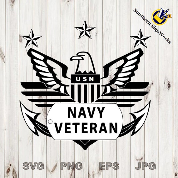 Download Navy Veteran Svg And Cut Files For Crafters Files For Cnc Etsy