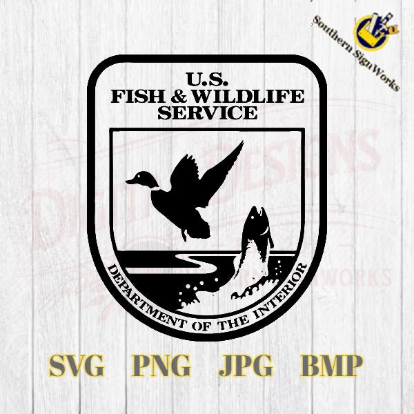 U S Fish and Wildlife SVG files for laser engraving and cnc router