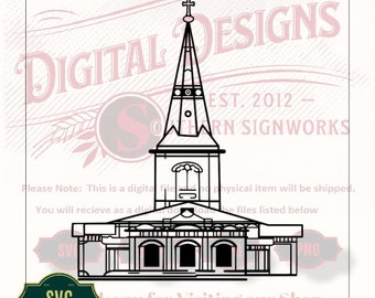 House of Worship - SVG files for laser engraving and cnc router - Religion