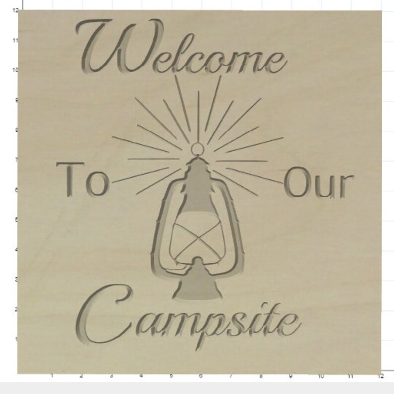Download Camp Lantern Camping Sign SVG and Cut Files for Crafters ...