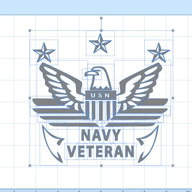 U S Navy Bundle. 4 Files for Laser Engraving, CNC Routers and Vinyl ...