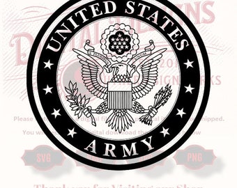 U S Army SVG files for cnc routers, vinyl cutters and laser engraving