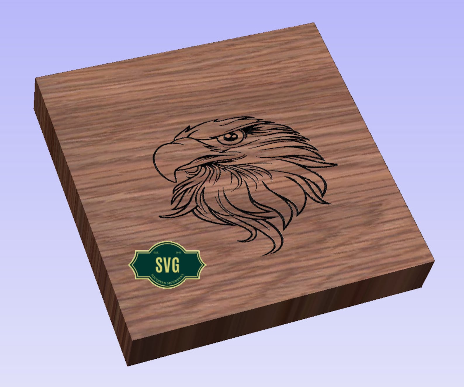 Majestic Eagle SVG Files for Cnc Routers Vinyl Cutters and | Etsy