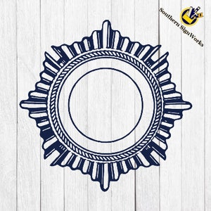 キャプテン警察バッジ インディアナポリス インディアナポリス警察バッジ SVG - Etsy 日本