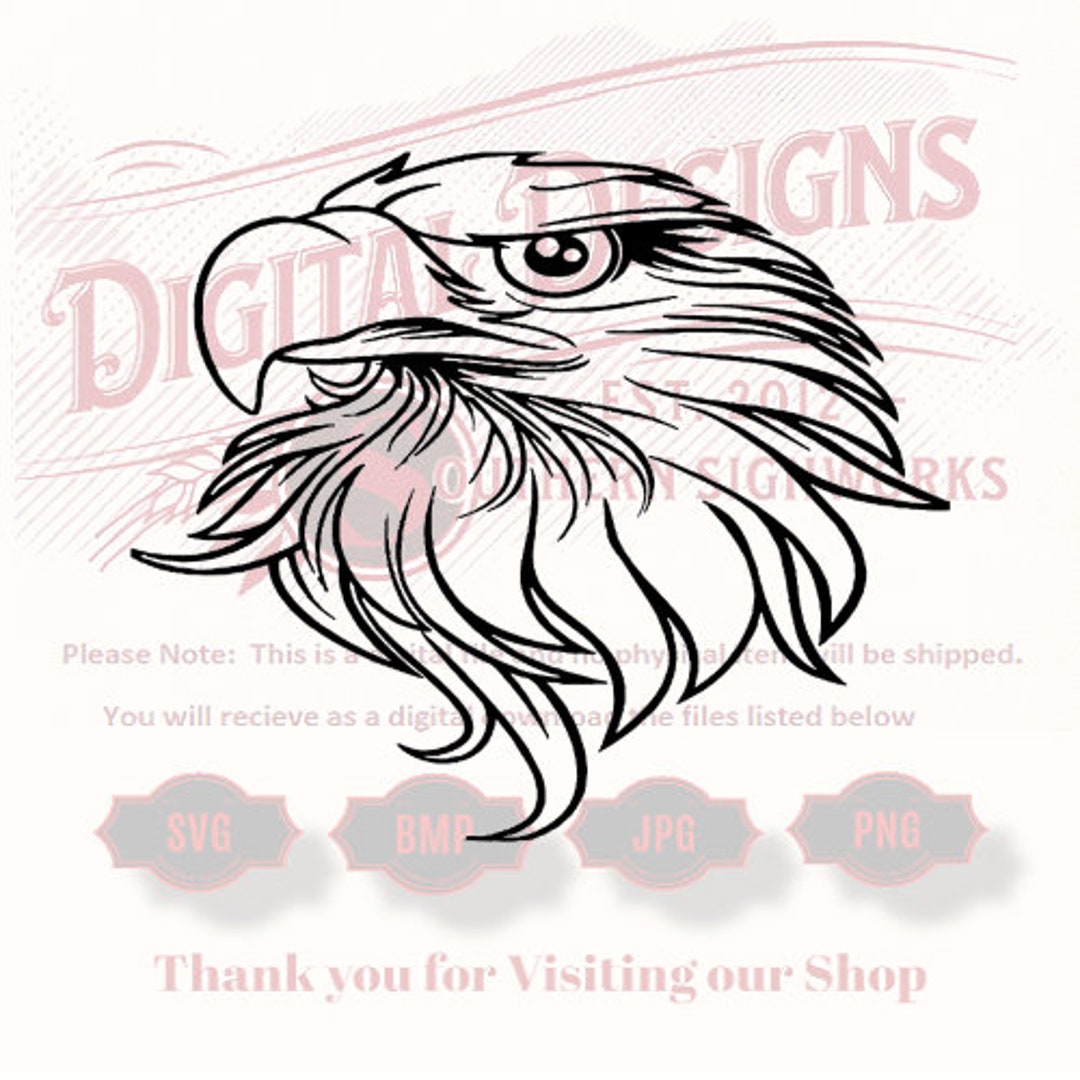 Eagle Rv Svg Majestic Eagle SVG Files for Cnc Routers, Vinyl Cutters and Laser ...