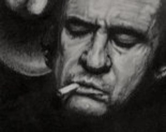 Giclee Fine Art Print of Original Oil Painting of Johnny Cash love ...