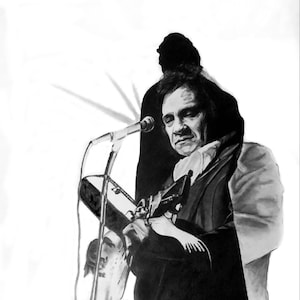 Johnny Cash Canvas Print