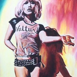 Debbie Harrie (Blondie) Canvas Print of Original Painting
