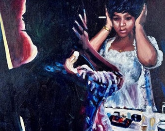 Young Aretha in the Dressing Room