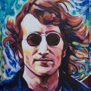John Lennon Canvas Print of Original Painting