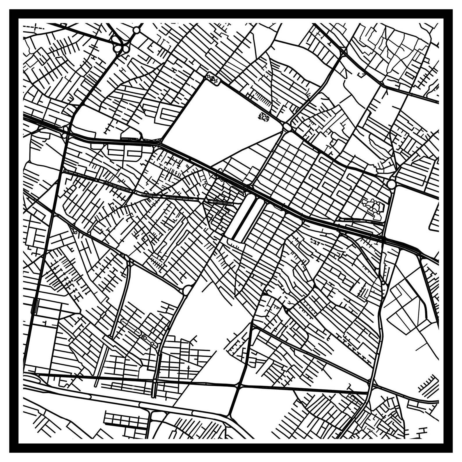 Shiraz Map Print Shiraz Map Poster Shiraz Wall Art Shiraz - Etsy