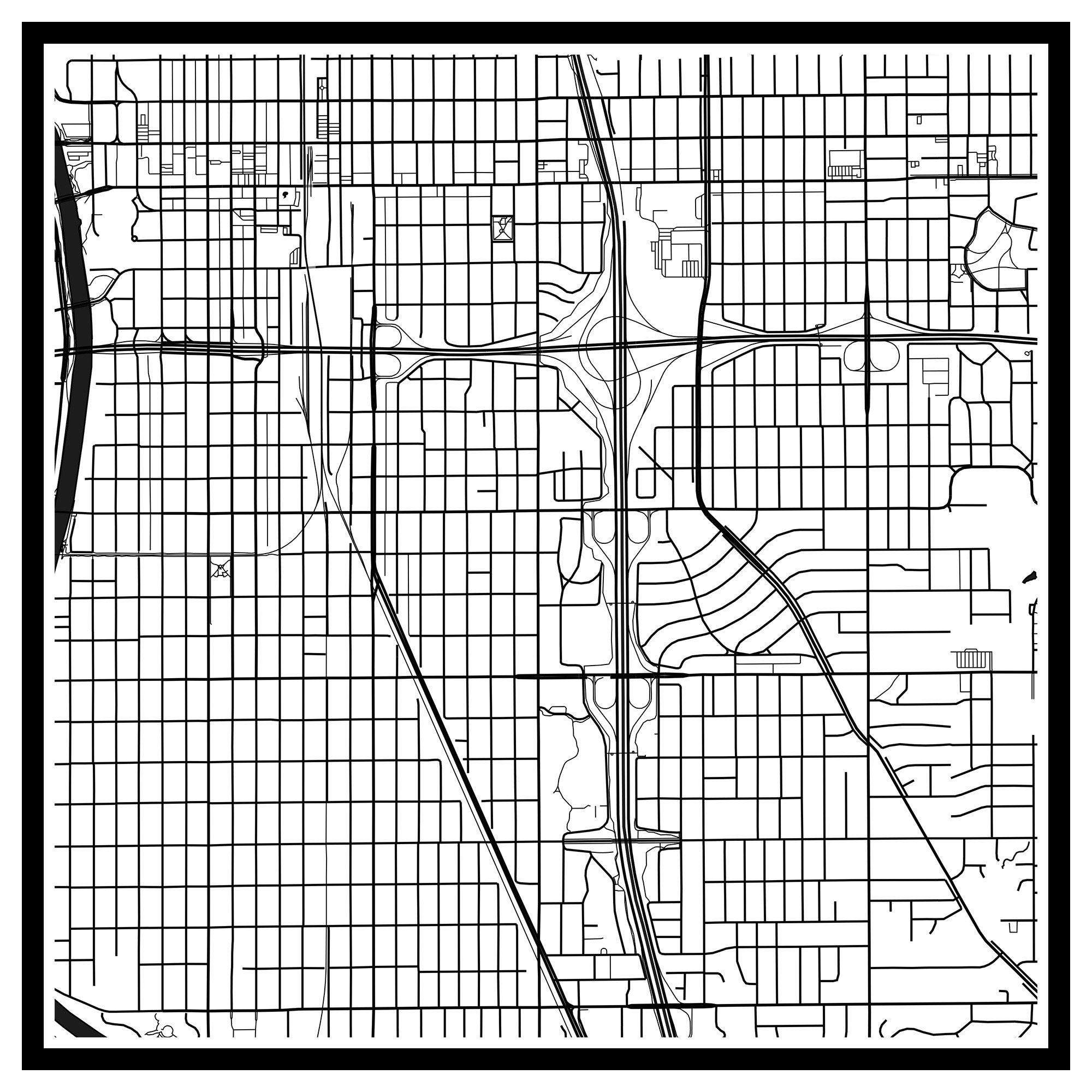 Wichita Map Print Wichita Map Poster Wichita Wall Art - Etsy