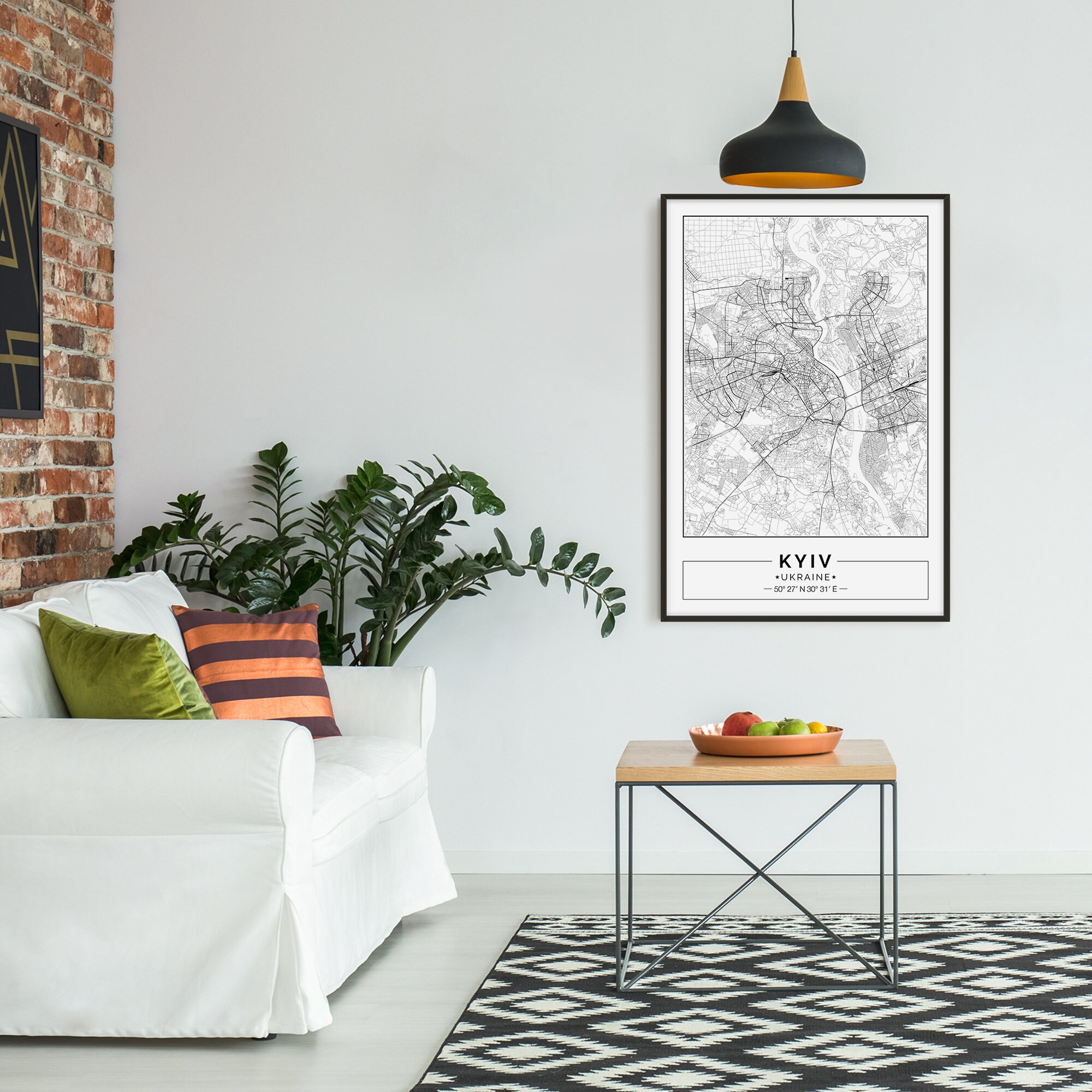 Kyiv map print Kyiv map poster Kyiv wall art Kyiv Ukraine | Etsy