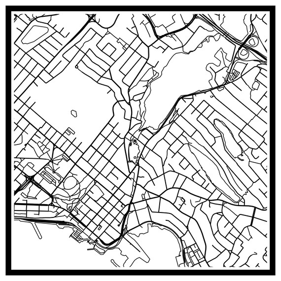 Map Of Dartmouth Ns Dartmouth Map Print Dartmouth Ns Map Poster Dartmouth Wall | Etsy