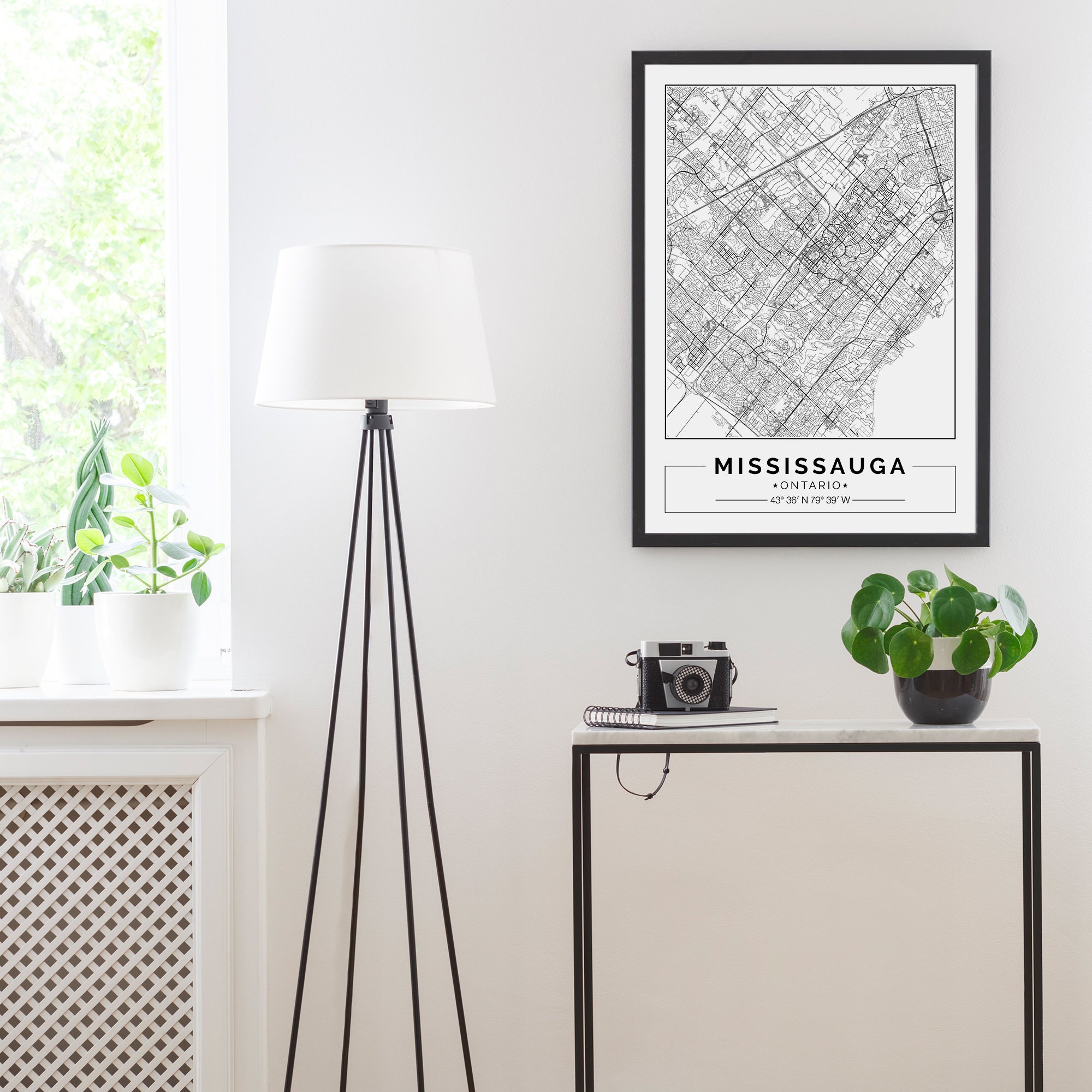 Mississauga Map Print Mississauga Map Poster Mississauga Etsy