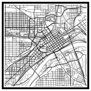 Saint Paul Map Print Saint Paul Map Poster Saint Paul Wall - Etsy