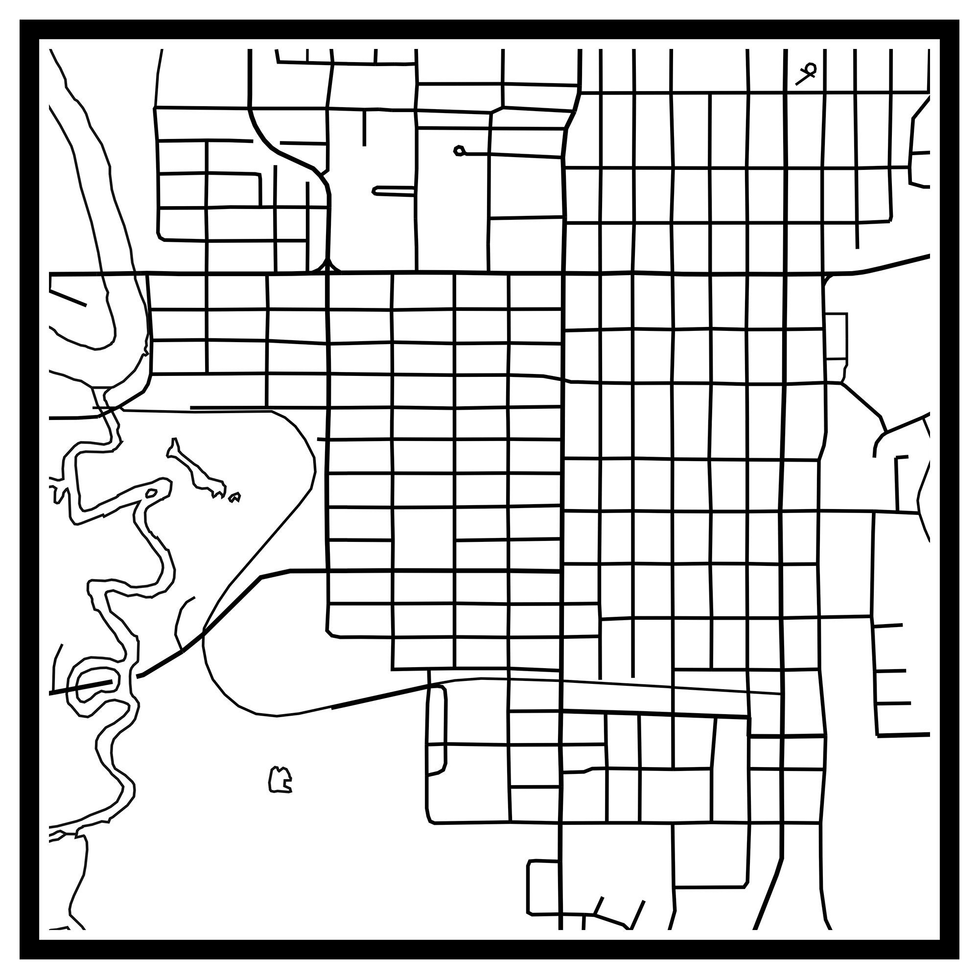 Timmins ON Map Print Timmins Map Poster Timmins Wall Art Etsy