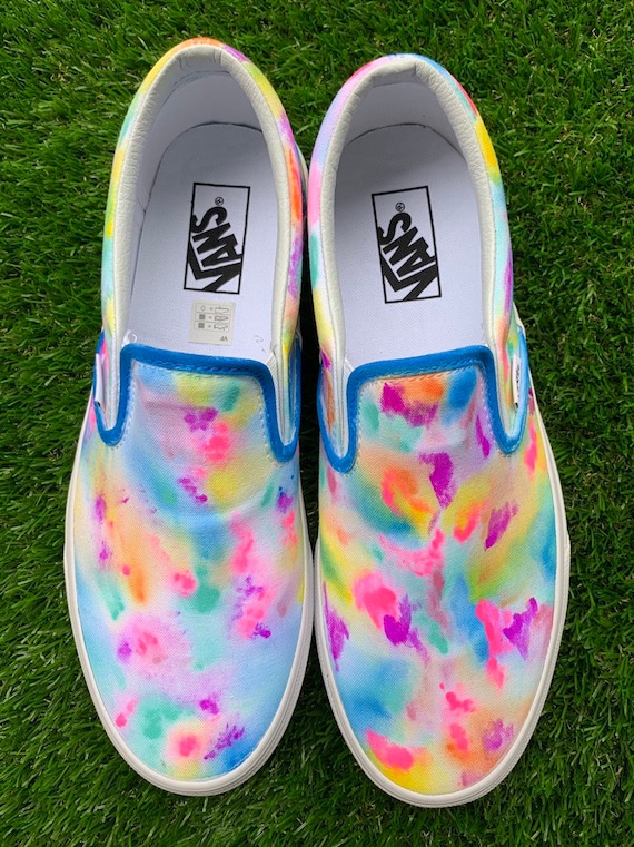 custom tie dye vans