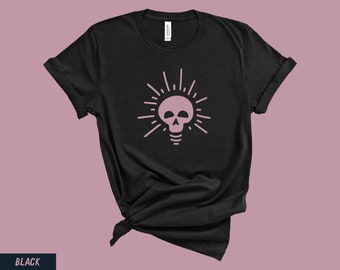 Dark Idea- Deep Dark Snark Logo- Short-Sleeve Unisex T-Shirt- Perfect Quirky Gift