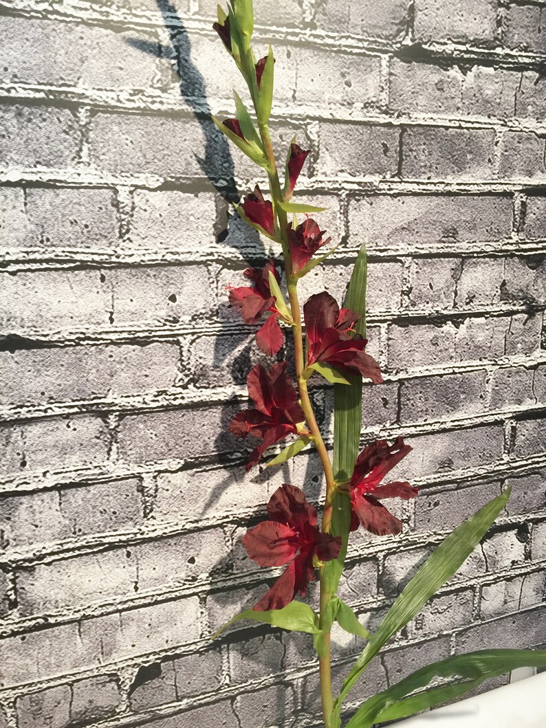 Premium artificial flowers Gladiolus 95 cm Etsy