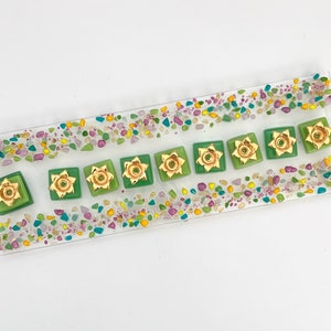 Menorah for Girls - fused glass pink menorah Hanukka lights - Bat Mitzvah gift - unique modern Judaica made in Israel - Jewish gift for her