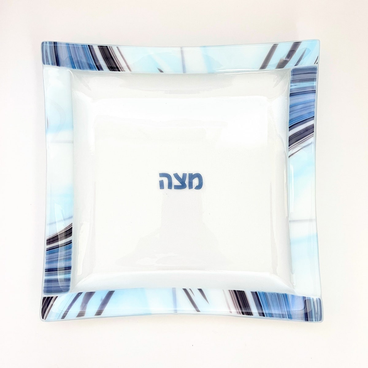 Matzah Plate Passover Glass Matzoh Tray Jewish Wedding Gift Modern Pesach Centerpiece Passover Holiday Gift Judaica Made in Israel - Etsy