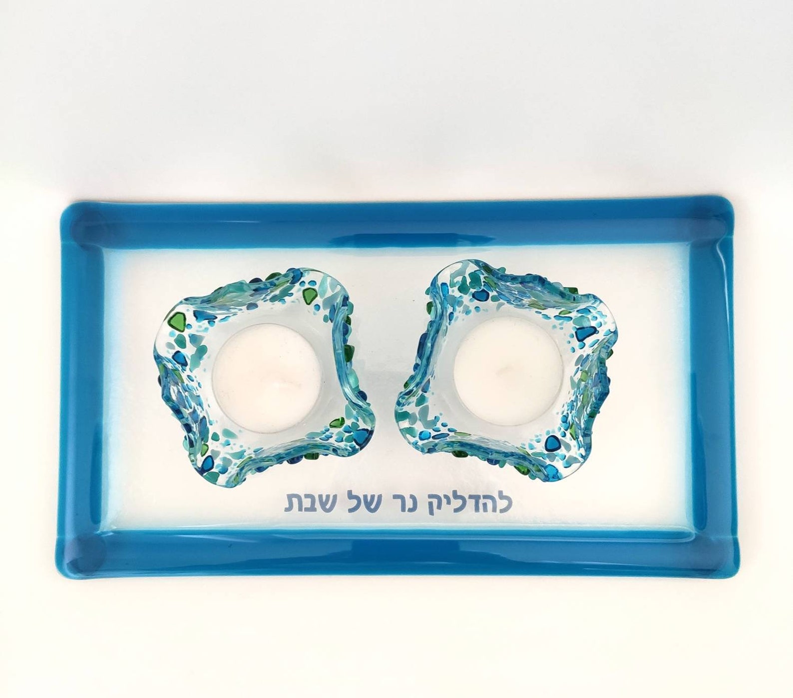 Shabbat Candle Holders Tealight Candle Holders Shabbos Etsy