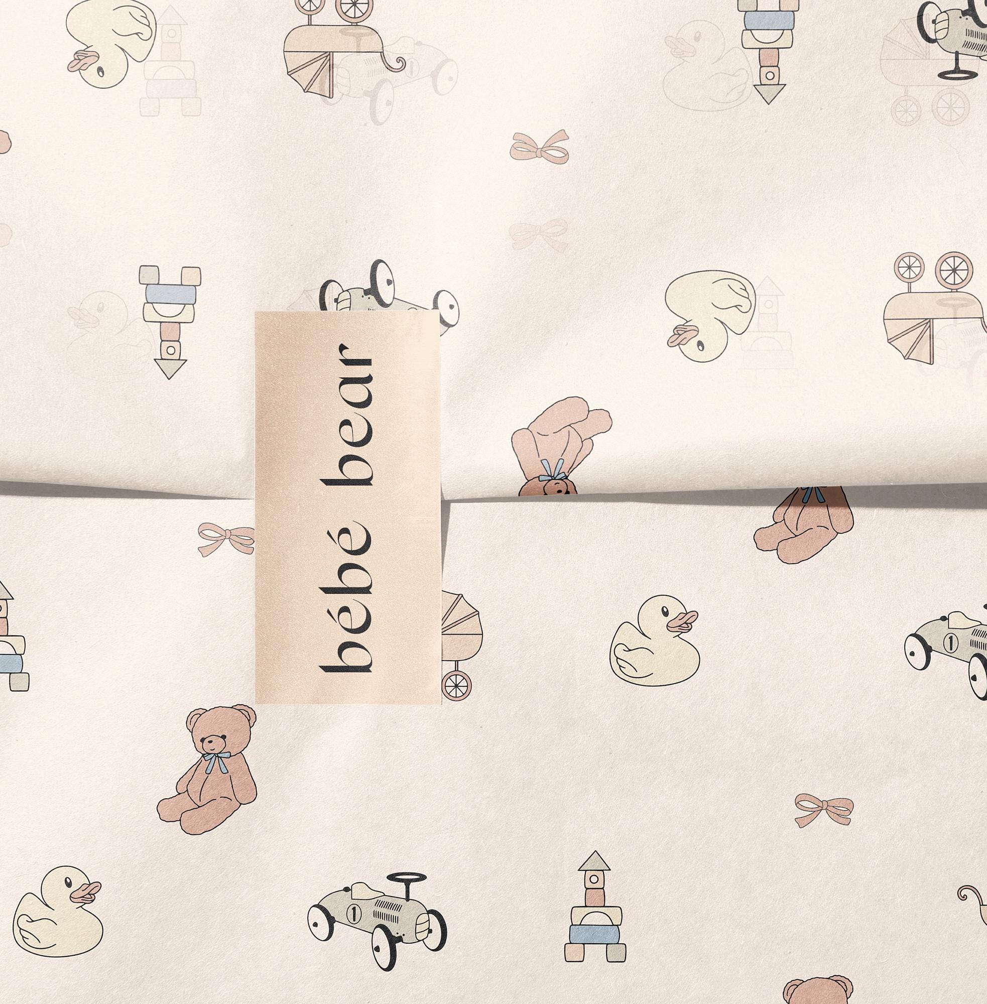 Tissue Wrap Pattern Tissue Paper Wrap - Custom Digital Pattern Packaging, Personalized ...