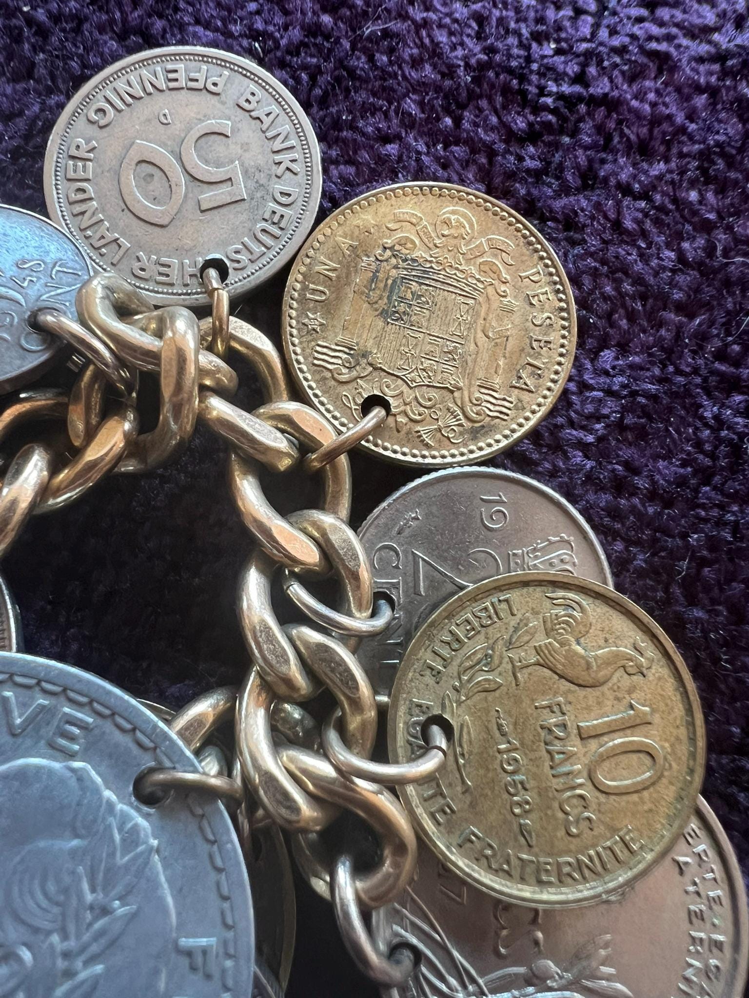 1940s Coin Bracelet - Etsy