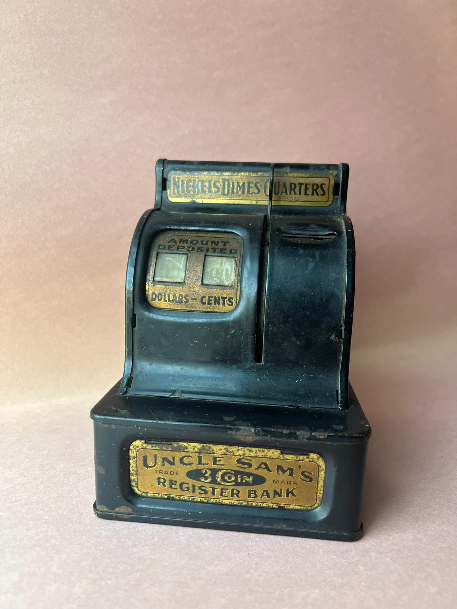 1920’s REGISTER BANK ヴィンテージ　貯金箱 1920's REGISTER BANK ヴィンテージ 貯金箱