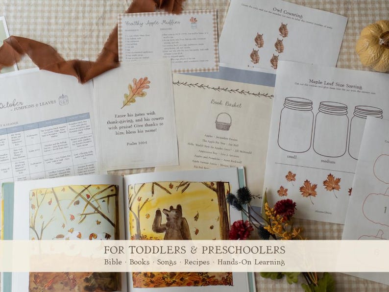 Fall Morning Time Guide: Christian Homeschool Curriculum (PDF Download) image 2