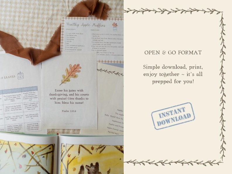 Fall Morning Time Guide: Christian Homeschool Curriculum (PDF Download) image 4