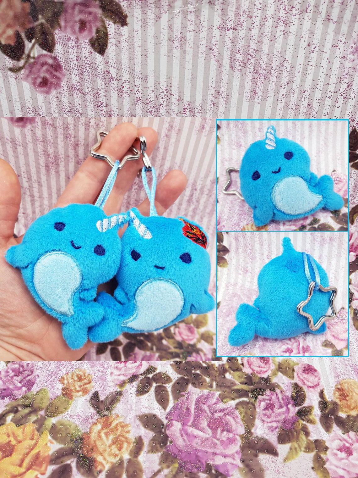 Childe Whale Plush Keychain Etsy