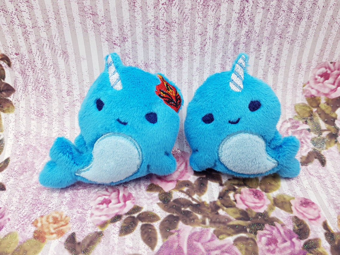 Childe Whale Plush Keychain Etsy