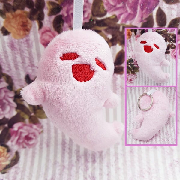 Hu Tao's Ghost Plush Keychain