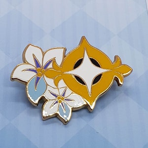 Travelers/ Lumine and  Aether Pin