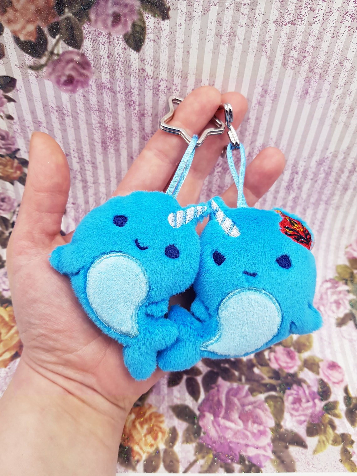 Childe Whale Plush Keychain Etsy