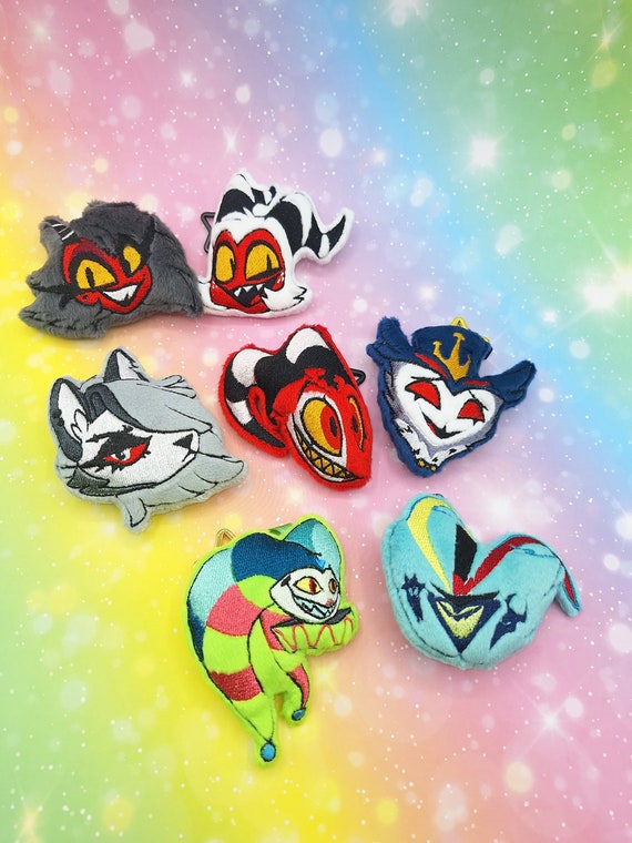 ヘルヴァボス フィッザローリィ アスモディアス ぬいぐるみ ピンズ セット ヘルヴァボス フィッザローリィ アスモディアス ぬいぐるみ