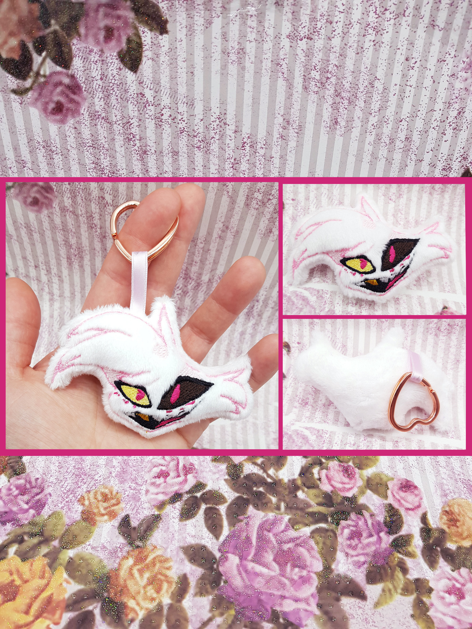Hazbin Hotel Angel Dust Plush Charm - Etsy Hazbin Hotel Angel Dust Plush Charm - Etsy