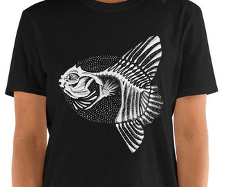 Mola mola skeleton- Camiseta unisex de manga corta