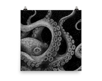 Octopus Matte Poster